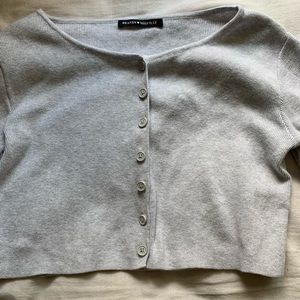 Brandy Melville crop top cardigan